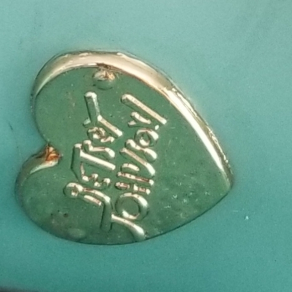 Blue by Betsey Johnson Champagne Cut Out Stiletto Sandal w/Iridescent Stones - Picture 6 of 6